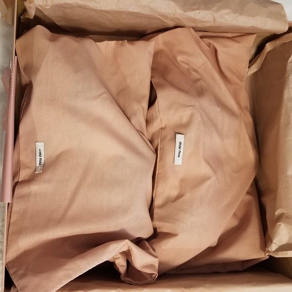 Miu miu Nappa Washed denim Sandals - Picture 6 of 9